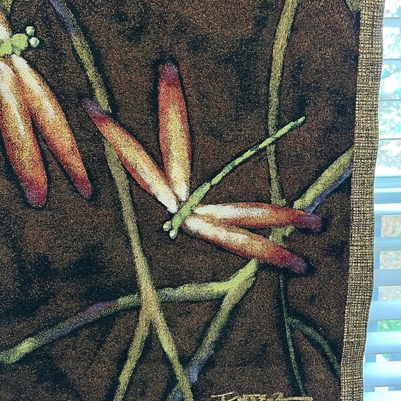 Dragonfly Wall Tapestry - large size 25.5” x 49.5” - Picture 6 of 12